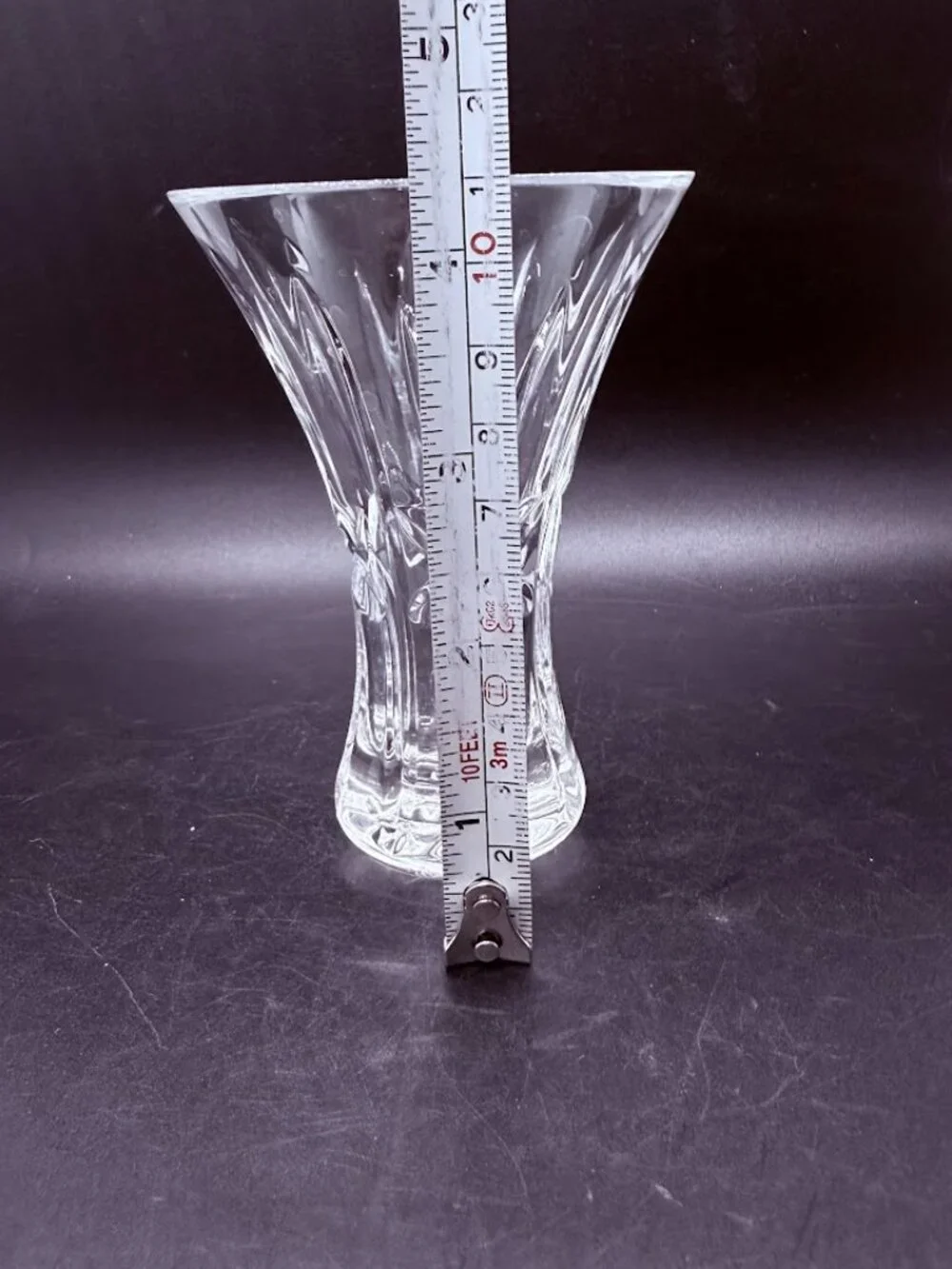 Vintage Waterford Society 1996 Crystal Flared Posy Bud Vase 4 3/8”